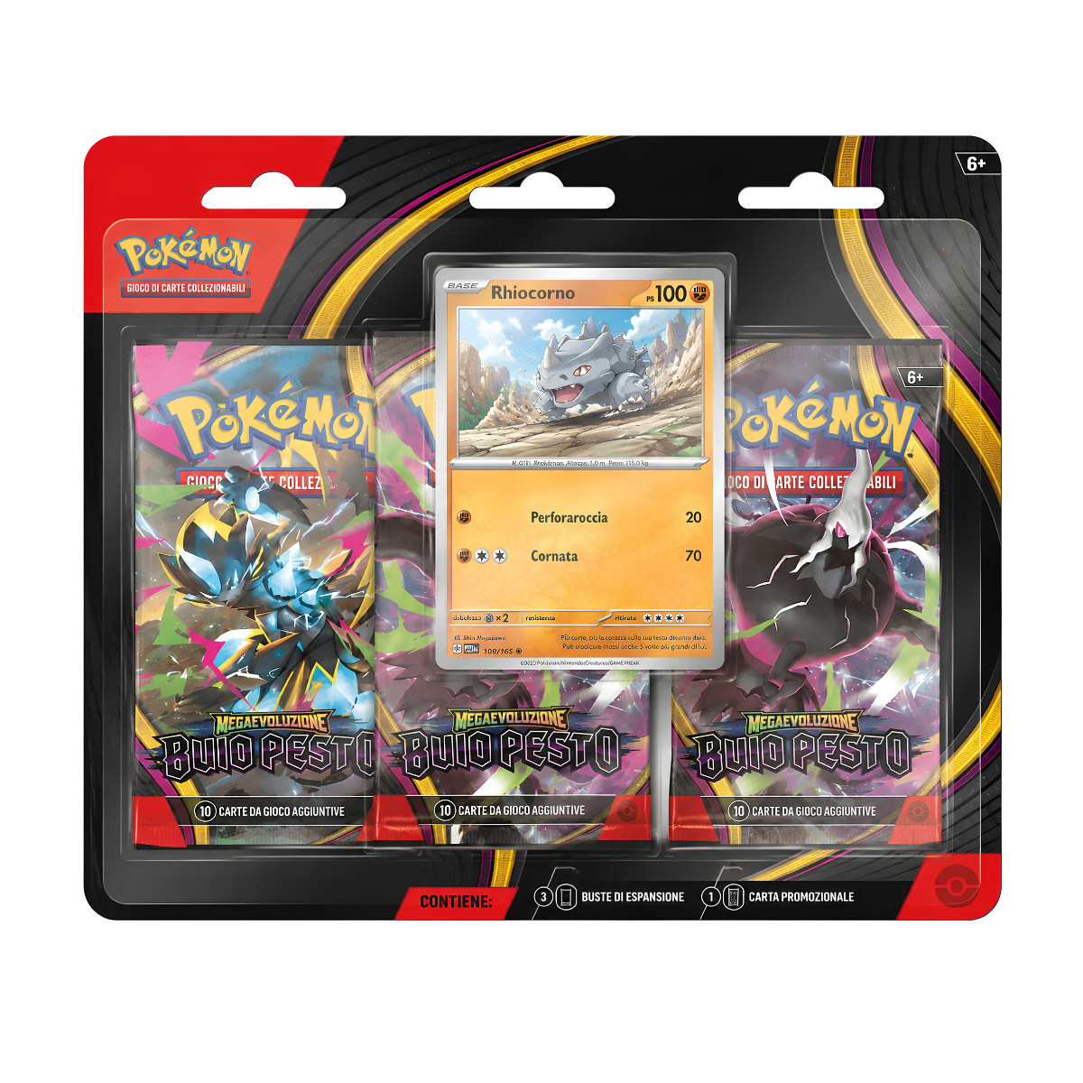 Blister 3 buste Megaevoluzione - Buio Pesto