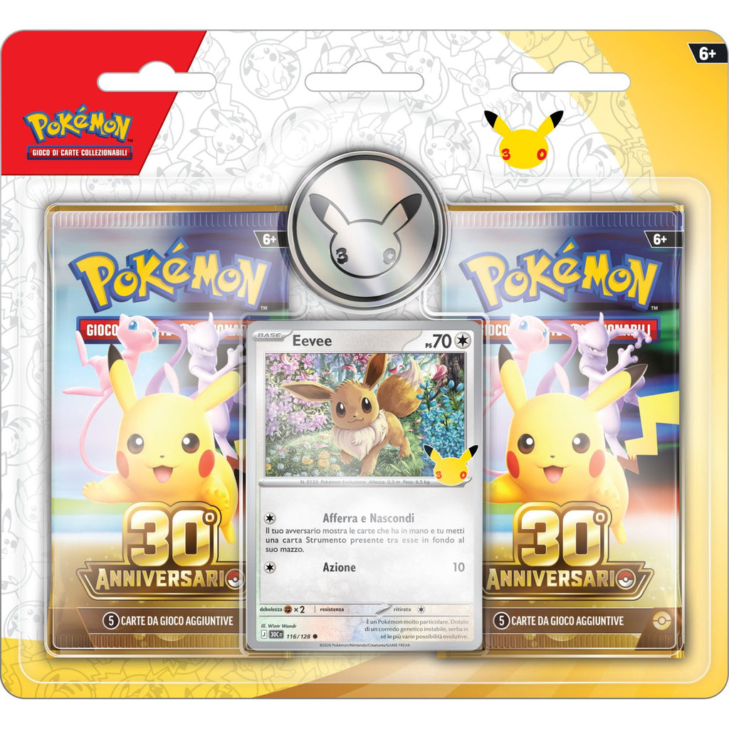 Pokémon 30° anniversario – Blister 2 Buste