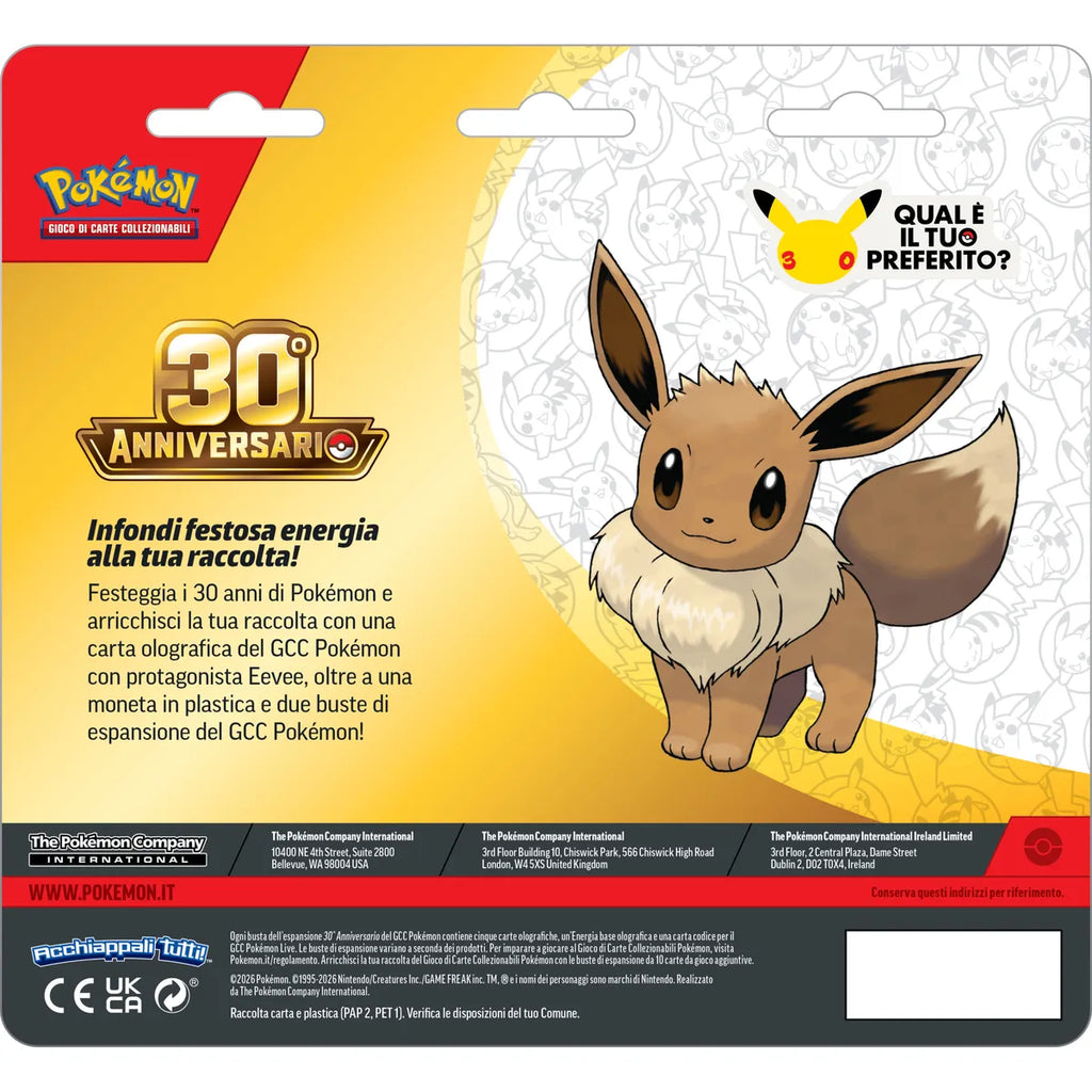 Pokémon 30° anniversario – Blister 2 Buste