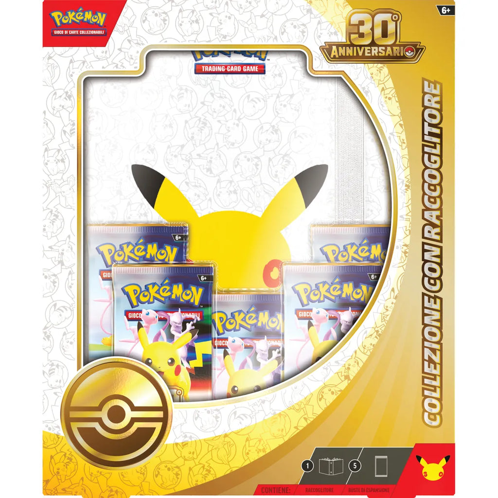 Pokémon 30° anniversario – Collezione con Raccoglitore