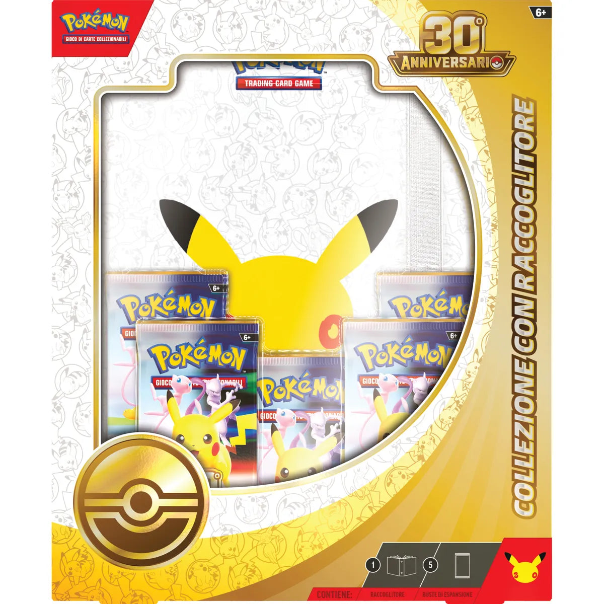 Pokémon 30° anniversario – Collezione con Raccoglitore