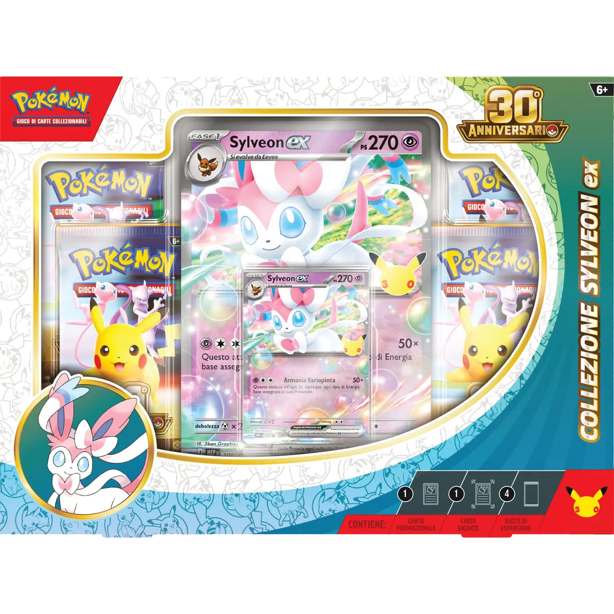 Pokémon 30° anniversario – Collezione Sylveon-Ex