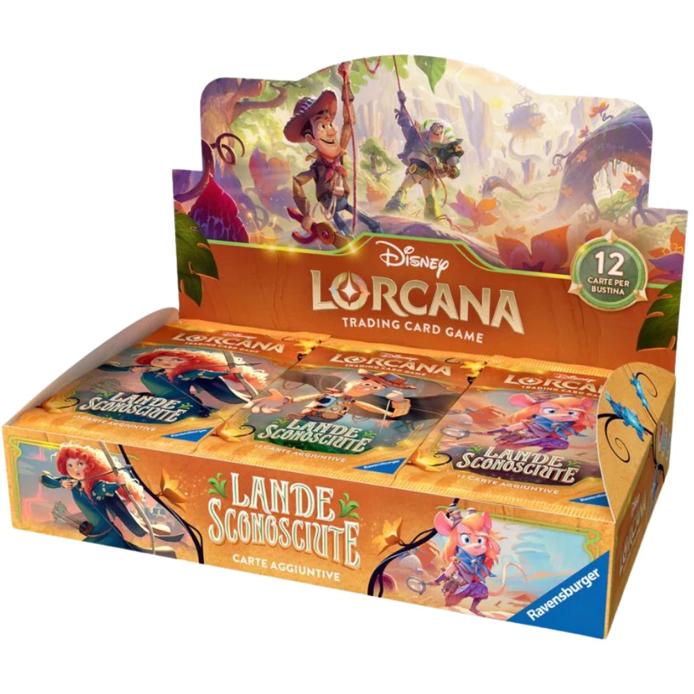 Disney Lorcana – Lande Sconosciute – Booster Box 24 Bustine (ITA)