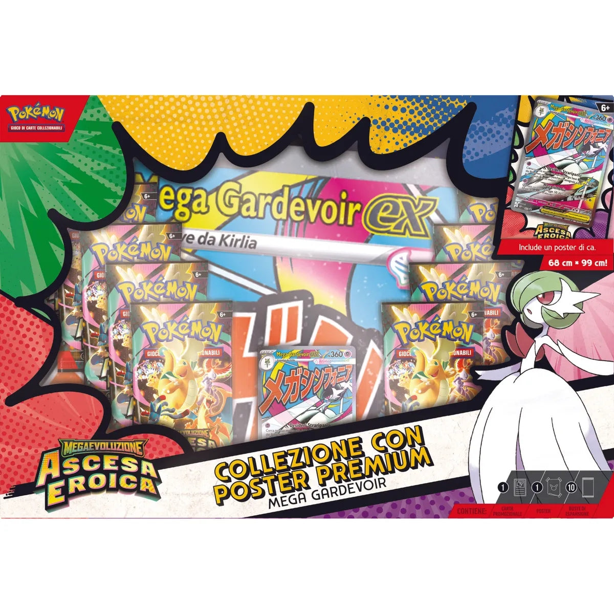 Collezione con Poster Premium Mega Gardevoir Ex