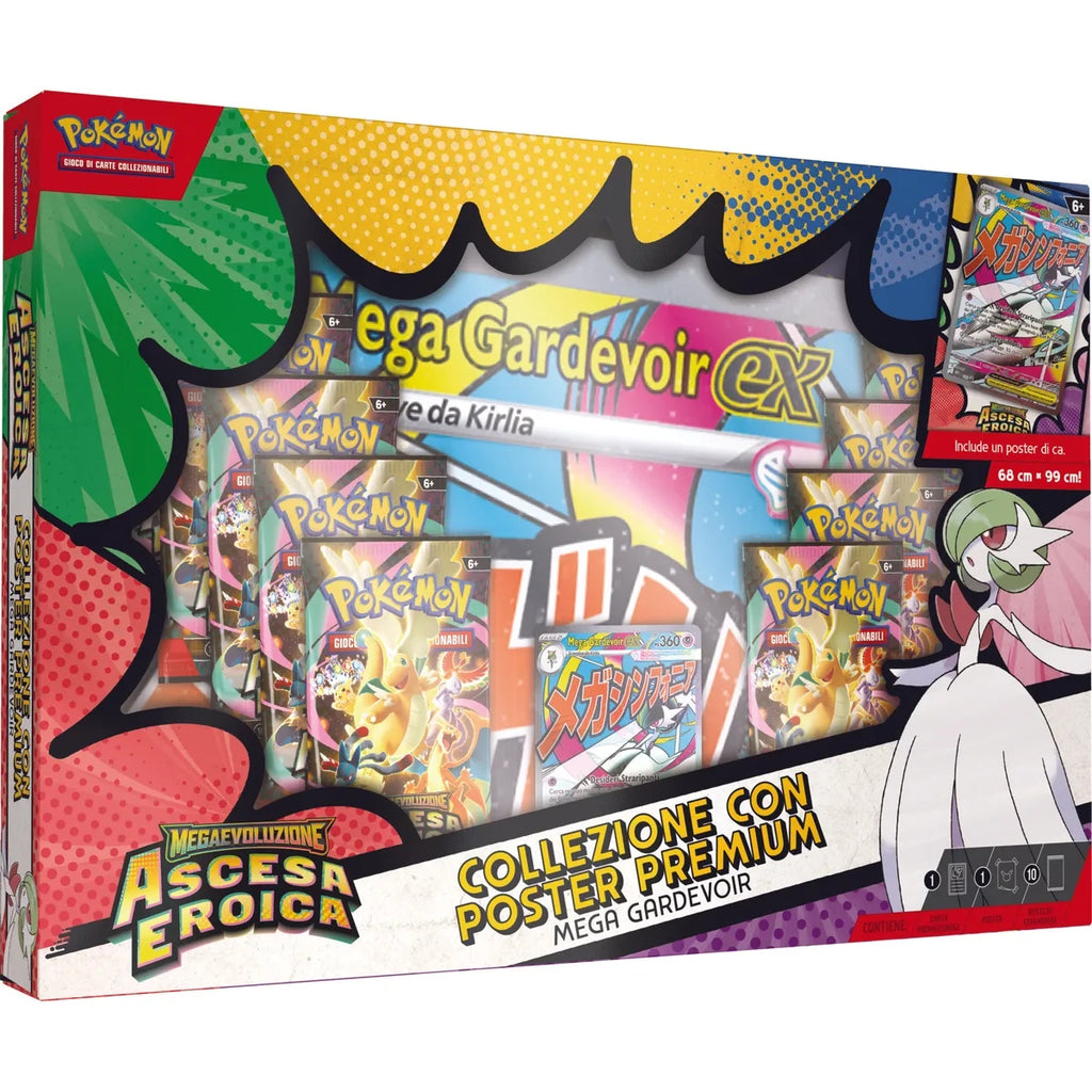 Collezione con Poster Premium Mega Gardevoir Ex