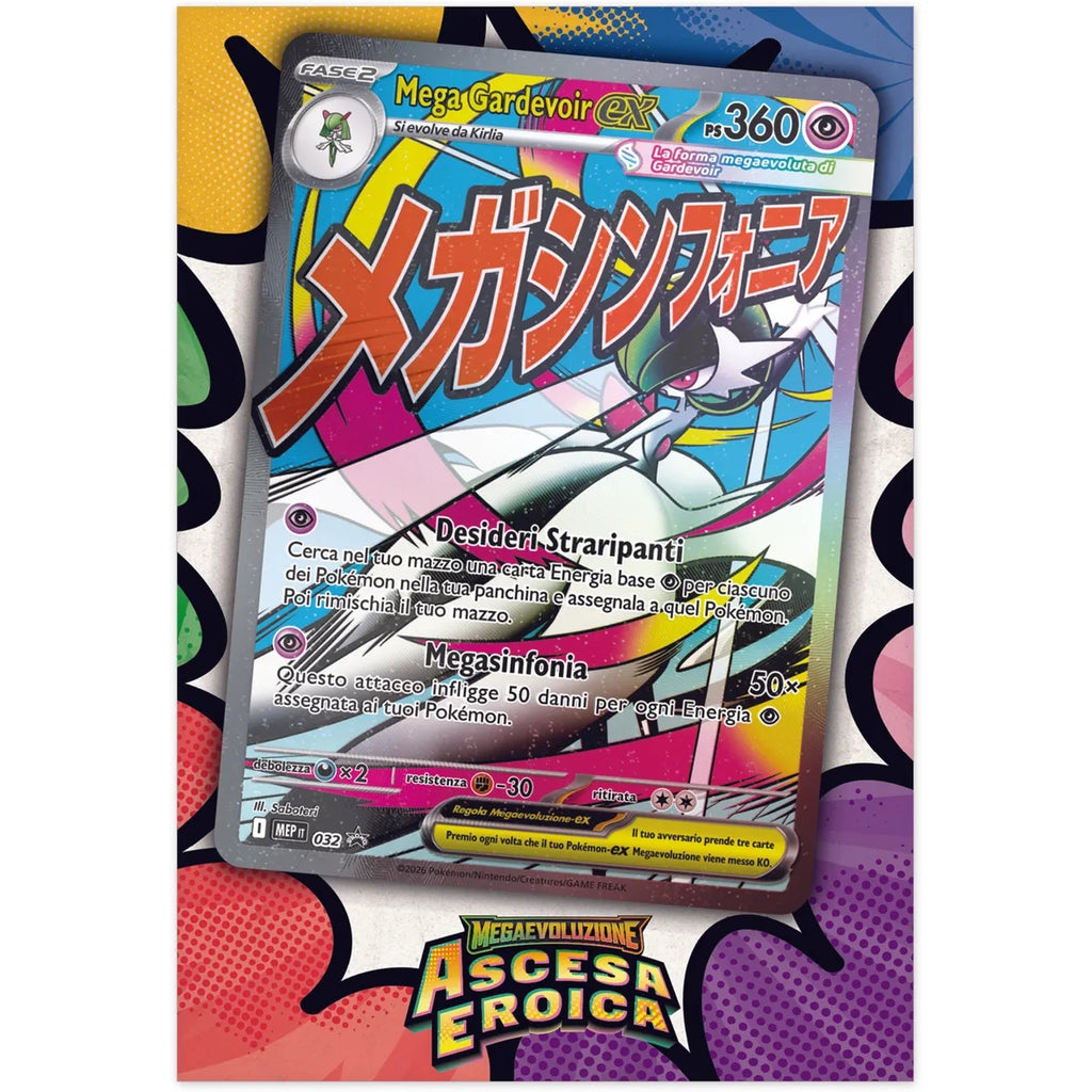 Collezione con Poster Premium Mega Gardevoir Ex