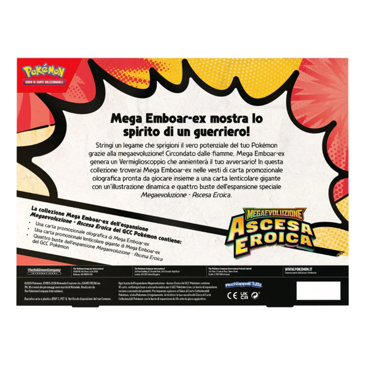 Collezione Mega Emboar-ex – Megaevoluzione Ascesa Eroica