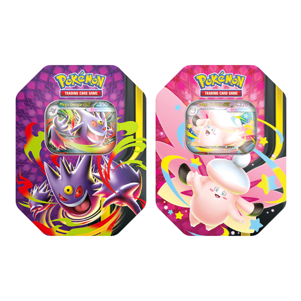 Tin Mega Gengar / Mega Clefable - Bundle 2Pz (IT)